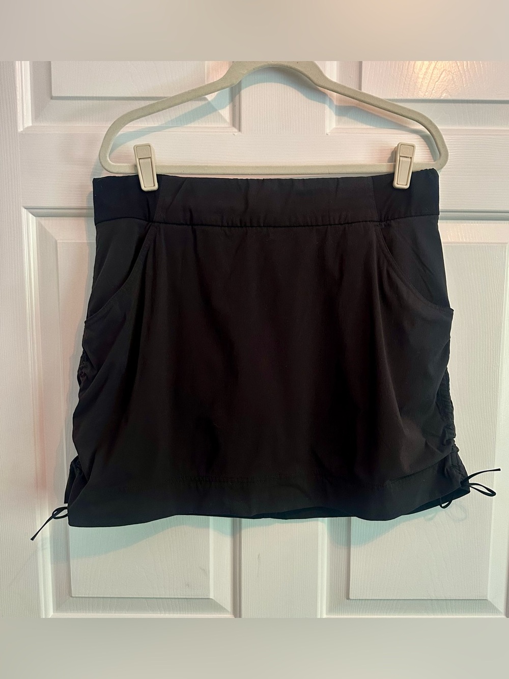 Columbia Black Athletic All Seasons Ruched Skort